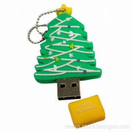 USB Flash Drive with Silicone/PVC Casing, Ideal as Christmas Gift, CE-/FCC-certified, 64MB to 16GB